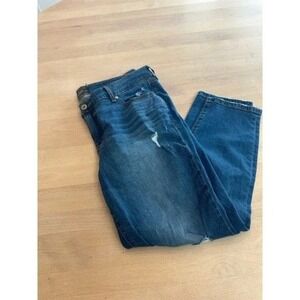 Torrid Women's Jeans Distressed Denim Casual Comfort Stretch Blue